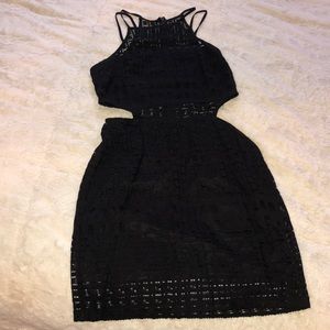 Black cut-out dress! From Express, good condition